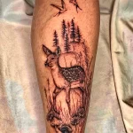 Мужской рисунок тату с животным 21.02.22 №0038 - Male animal tattoo tatufoto.com