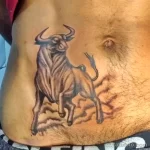 Мужской рисунок тату с животным 21.02.22 №0042 - Male animal tattoo tatufoto.com