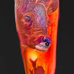 Мужской рисунок тату с животным 21.02.22 №0047 - Male animal tattoo tatufoto.com