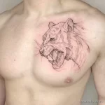 Мужской рисунок тату с животным 21.02.22 №0055 - Male animal tattoo tatufoto.com