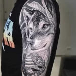 Мужской рисунок тату с животным 21.02.22 №0096 - Male animal tattoo tatufoto.com