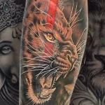 Мужской рисунок тату с животным 21.02.22 №0104 - Male animal tattoo tatufoto.com
