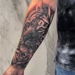 Мужской рисунок тату с животным 21.02.22 №0112 - Male animal tattoo tatufoto.com