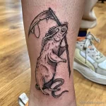 Мужской рисунок тату с животным 21.02.22 №0119 - Male animal tattoo tatufoto.com
