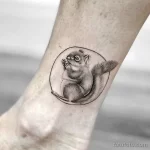 Мужской рисунок тату с животным 21.02.22 №0132 - Male animal tattoo tatufoto.com