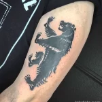 Мужской рисунок тату с животным 21.02.22 №0133 - Male animal tattoo tatufoto.com