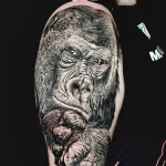 Мужской рисунок тату с животным 21.02.22 №0135 - Male animal tattoo tatufoto.com