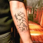 Мужской рисунок тату с животным 21.02.22 №0155 - Male animal tattoo tatufoto.com