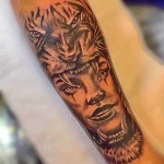 Мужской рисунок тату с животным 21.02.22 №0159 - Male animal tattoo tatufoto.com