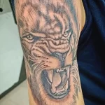 Мужской рисунок тату с животным 21.02.22 №0162 - Male animal tattoo tatufoto.com