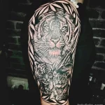 Мужской рисунок тату с животным 21.02.22 №0176 - Male animal tattoo tatufoto.com