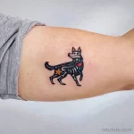 Мужской рисунок тату с животным 21.02.22 №0182 - Male animal tattoo tatufoto.com