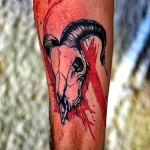 Мужской рисунок тату с животным 21.02.22 №0187 - Male animal tattoo tatufoto.com