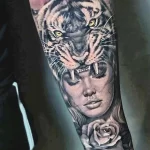 Мужской рисунок тату с животным 21.02.22 №0196 - Male animal tattoo tatufoto.com