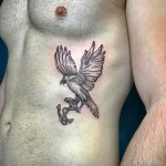 Мужской рисунок тату с животным 21.02.22 №0198 - Male animal tattoo tatufoto.com