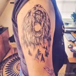 Мужской рисунок тату с животным 21.02.22 №0199 - Male animal tattoo tatufoto.com