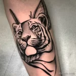 Мужской рисунок тату с животным 21.02.22 №0209 - Male animal tattoo tatufoto.com