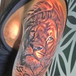 Мужской рисунок тату с животным 21.02.22 №0210 - Male animal tattoo tatufoto.com