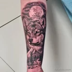Мужской рисунок тату с животным 21.02.22 №0260 - Male animal tattoo tatufoto.com