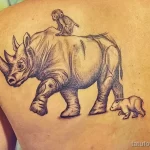 Мужской рисунок тату с животным 21.02.22 №0266 - Male animal tattoo tatufoto.com