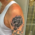Мужской рисунок тату с животным 21.02.22 №0269 - Male animal tattoo tatufoto.com