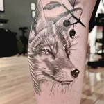 Мужской рисунок тату с животным 21.02.22 №0271 - Male animal tattoo tatufoto.com