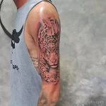 Мужской рисунок тату с животным 21.02.22 №0274 - Male animal tattoo tatufoto.com