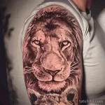 Мужской рисунок тату с животным 21.02.22 №0275 - Male animal tattoo tatufoto.com