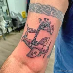 Мужской рисунок тату с животным 21.02.22 №0276 - Male animal tattoo tatufoto.com
