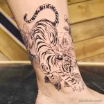 Мужской рисунок тату с животным 21.02.22 №0279 - Male animal tattoo tatufoto.com