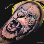 Мужской рисунок тату с животным 21.02.22 №0282 - Male animal tattoo tatufoto.com