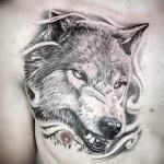 Мужской рисунок тату с животным 21.02.22 №0284 - Male animal tattoo tatufoto.com
