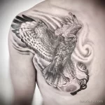 Мужской рисунок тату с животным 21.02.22 №0287 - Male animal tattoo tatufoto.com