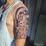 Мужской рисунок тату с животным 21.02.22 №0308 - Male animal tattoo tatufoto.com