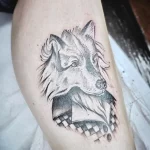 Мужской рисунок тату с животным 21.02.22 №0311 - Male animal tattoo tatufoto.com