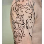 Мужской рисунок тату с животным 21.02.22 №0317 - Male animal tattoo tatufoto.com