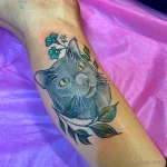 Мужской рисунок тату с животным 21.02.22 №0318 - Male animal tattoo tatufoto.com
