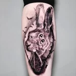 Мужской рисунок тату с животным 21.02.22 №0319 - Male animal tattoo tatufoto.com