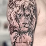 Мужской рисунок тату с животным 21.02.22 №0323 - Male animal tattoo tatufoto.com