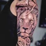 Мужской рисунок тату с животным 21.02.22 №0324 - Male animal tattoo tatufoto.com