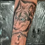 Мужской рисунок тату с животным 21.02.22 №0336 - Male animal tattoo tatufoto.com
