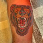 Мужской рисунок тату с животным 21.02.22 №0340 - Male animal tattoo tatufoto.com