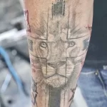 Мужской рисунок тату с животным 21.02.22 №0349 - Male animal tattoo tatufoto.com
