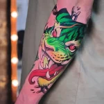 Мужской рисунок тату с животным 21.02.22 №0351 - Male animal tattoo tatufoto.com