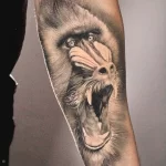 Мужской рисунок тату с животным 21.02.22 №0353 - Male animal tattoo tatufoto.com