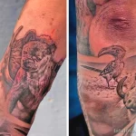 Мужской рисунок тату с животным 21.02.22 №0358 - Male animal tattoo tatufoto.com