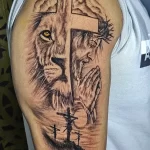 Мужской рисунок тату с животным 21.02.22 №0362 - Male animal tattoo tatufoto.com