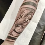 Мужской рисунок тату с животным 21.02.22 №0382 - Male animal tattoo tatufoto.com