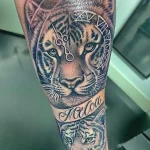 Мужской рисунок тату с животным 21.02.22 №0383 - Male animal tattoo tatufoto.com