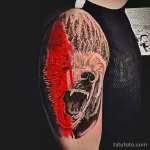 Мужской рисунок тату с животным 21.02.22 №0395 - Male animal tattoo tatufoto.com